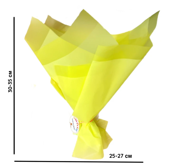 Солодкий Букет «Сонячний» - вага 1 кг, оригінальний подарунковий букет з мармеладу та маршмелоу, Різнокольоровий (1111) фото 2