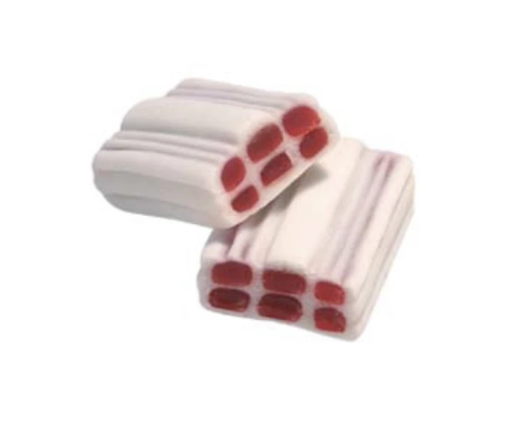 Цеглинки полуничний крем жувальний мармелад – 100 гр, 100г, Роздріб Fini (waga45) фото 1