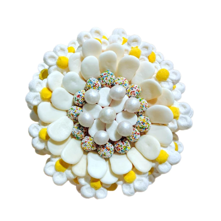 Солодкий Букет «Ніжність» - вага 1 кг, оригінальний подарунковий букет з мармеладу та маршмелоу, Різнокольоровий (1060/7) фото 1