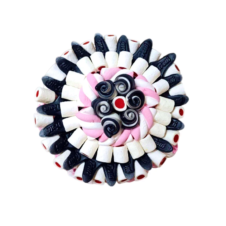 Солодкий Букет «Ніжність» - вага 1 кг, оригінальний подарунковий букет з мармеладу та маршмелоу, Різнокольоровий (1060/16) фото 1