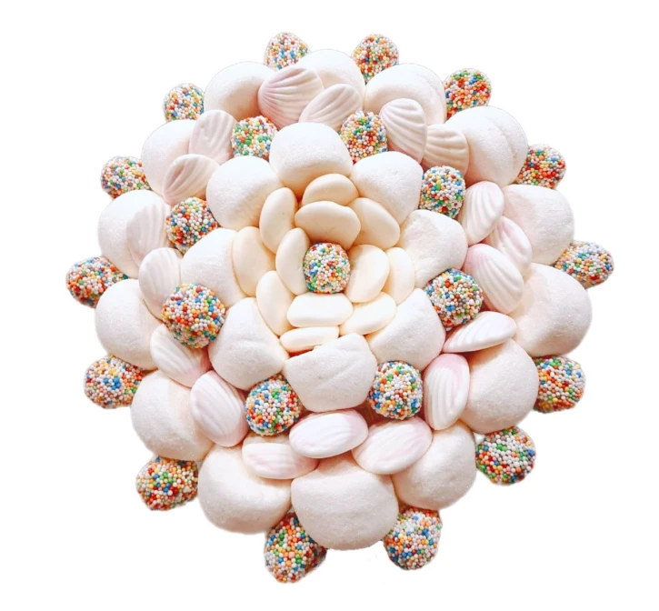 Солодкий Букет «Світло» - вага 1 кг, оригінальний подарунковий букет з мармеладу та маршмелоу, Різнокольоровий (1101) фото 1