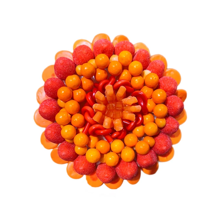 Солодкий Букет «Світанок» - вага 1 кг, оригінальний подарунковий букет з мармеладу та маршмелоу, Різнокольоровий (1097/8) фото 1