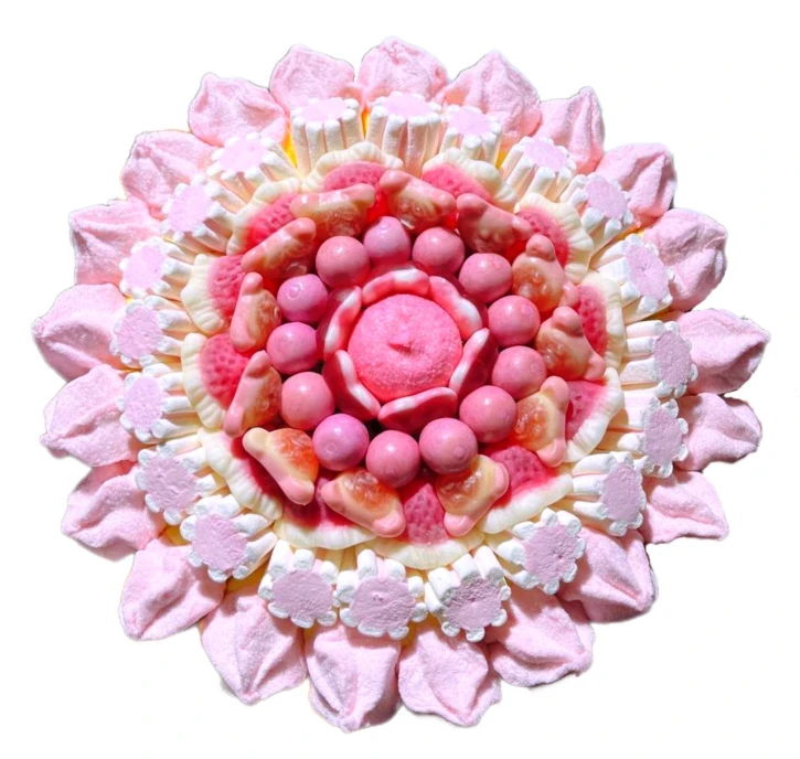 Солодкий Букет «Гармонія» - вага 1 кг, оригінальний подарунковий букет з мармеладу та маршмелоу, Різнокольоровий (1017) фото 1