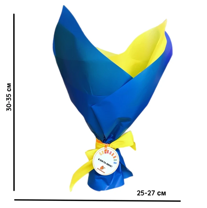 Солодкий Букет «Морський» - вага 1 кг, оригінальний подарунковий букет з мармеладу та маршмелоу, Різнокольоровий (1053) фото 2