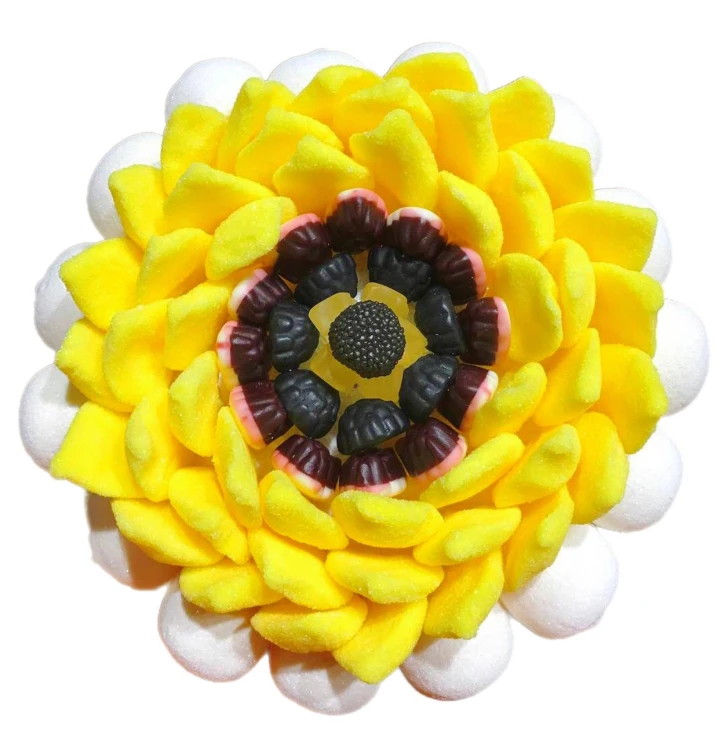 Солодкий Букет «Патріотичний» - вага 1 кг, оригінальний подарунковий букет з мармеладу та маршмелоу, Різнокольоровий (1067) фото 1