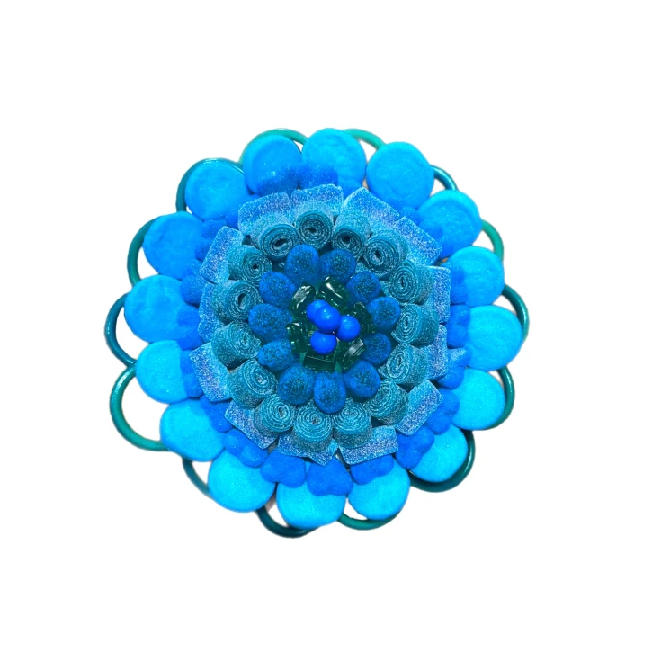 Солодкий Букет «Морський» - вага 1 кг, оригінальний подарунковий букет з мармеладу та маршмелоу, Різнокольоровий (1053/7) фото 1