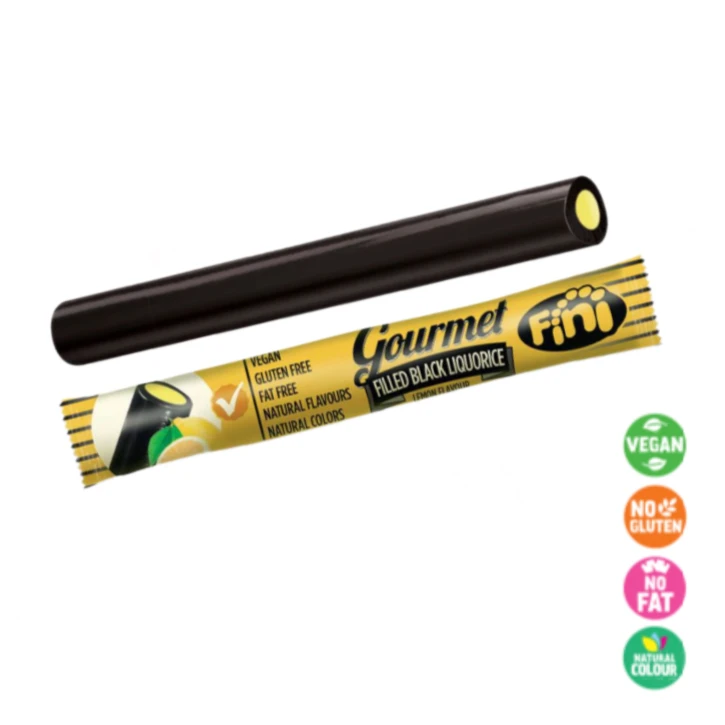 Мармелад Лакриця – лимон – 100 гр Fini (waga243) фото 1