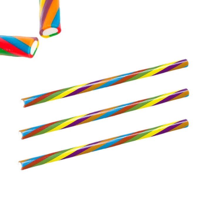 Поліно джамбо різнокольоровий твіст - жувальній мармелад – 100 грам Damel (waga118/3) фото 1