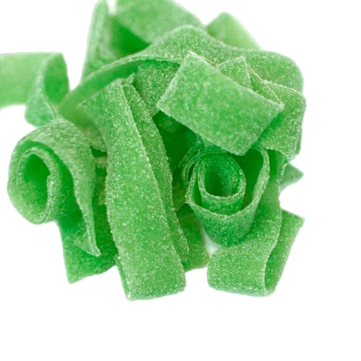 Яблучні стрічки в кислій посипці - жувальний мармелад- 100 грам Damel (waga77) фото 1