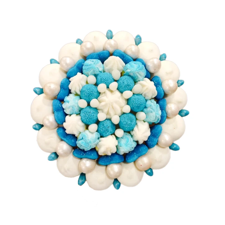 Солодкий Букет «Свіжість» - вага 1 кг, оригінальний подарунковий букет з мармеладу та маршмелоу, Різнокольоровий (1093/1) фото 1