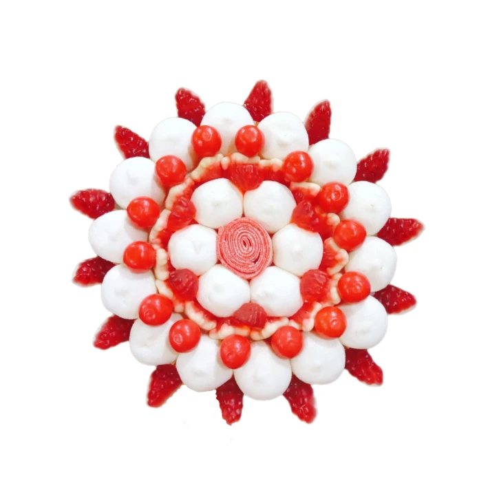 Солодкий Букет «Ніжність» - вага 1 кг, оригінальний подарунковий букет з мармеладу та маршмелоу, Різнокольоровий (1060/2) фото 1