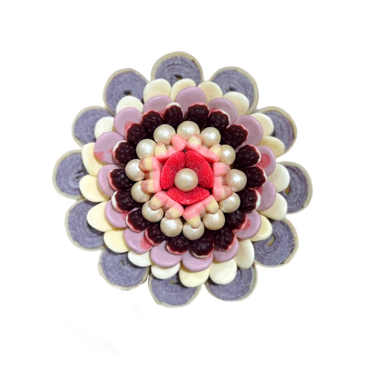 Солодкий Букет «Грація» - вага 1 кг, оригінальний подарунковий букет з мармеладу та маршмелоу, Різнокольоровий (1029/2) фото 1