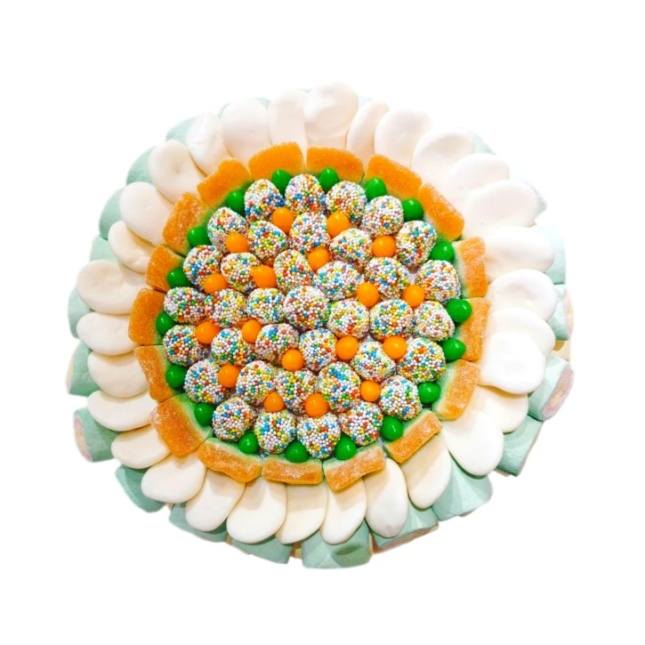 Солодкий Букет «Світло» - вага 1 кг, оригінальний подарунковий букет з мармеладу та маршмелоу, Різнокольоровий (1107/7) фото 1