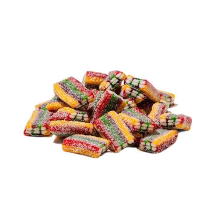 Блоки мармеладні в кисло-солодкій посипці – 100 гр Vidal (waga26/1) фото 1