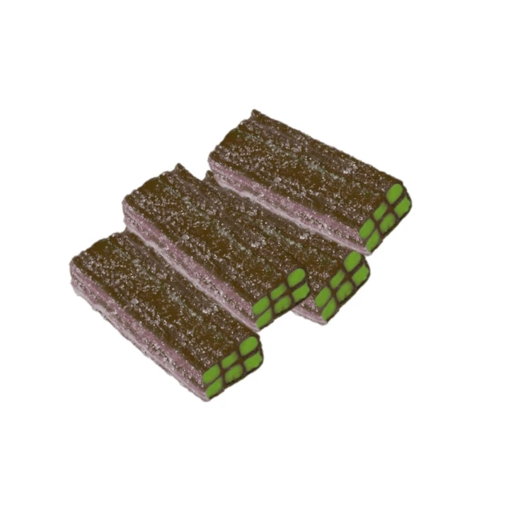 Блоки мармеладні кока-кола в кисло-солодкій посипці – 100 гр Damel (waga53/1) фото 1