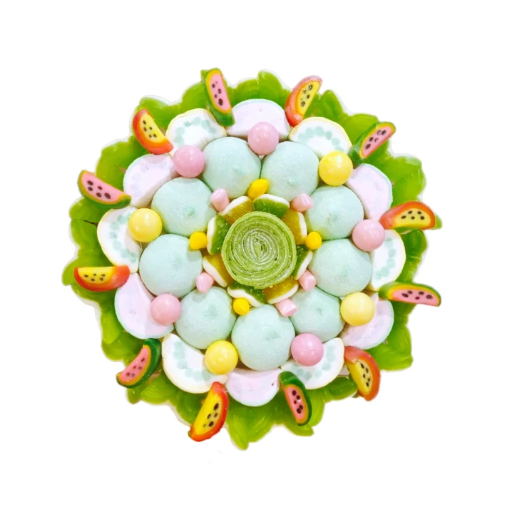 Солодкий Букет «Радість» - вага 1 кг, оригінальний подарунковий букет з мармеладу та маршмелоу, Різнокольоровий (1086/2) фото 1