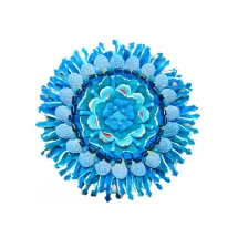 Солодкий Букет «Морський» - вага 1 кг, оригінальний подарунковий букет з мармеладу та маршмелоу, Різнокольоровий (1053/6)