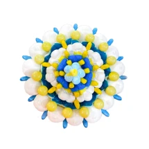 Солодкий Букет «Ніжність» - вага 1 кг, оригінальний подарунковий букет з мармеладу та маршмелоу, Різнокольоровий (1060/1)