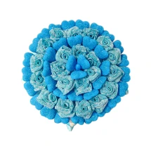 Солодкий Букет «Морський» - вага 1 кг, оригінальний подарунковий букет з мармеладу та маршмелоу, Різнокольоровий (1053/9)