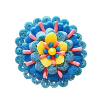 Солодкий Букет «Морський» - вага 1 кг, оригінальний подарунковий букет з мармеладу та маршмелоу, Різнокольоровий (1053/1)