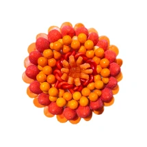 Солодкий Букет «Світанок» - вага 1 кг, оригінальний подарунковий букет з мармеладу та маршмелоу, Різнокольоровий (1097/8)