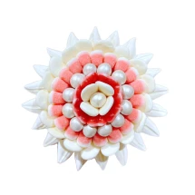 Солодкий Букет «Ніжність» - вага 1 кг, оригінальний подарунковий букет з мармеладу та маршмелоу, Різнокольоровий (1060/9)