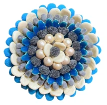 Солодкий Букет «Морський» - вага 1 кг, оригінальний подарунковий букет з мармеладу та маршмелоу, Різнокольоровий (1050)