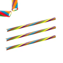 Поліно джамбо різнокольоровий твіст - жувальній мармелад – 100 грам Damel (waga118/3)