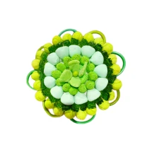 Солодкий Букет «Свіжість» - вага 1 кг, оригінальний подарунковий букет з мармеладу та маршмелоу, Різнокольоровий (1093/9)