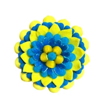 Солодкий Букет «Патріотичний» - вага 1 кг, оригінальний подарунковий букет з мармеладу та маршмелоу (1125)