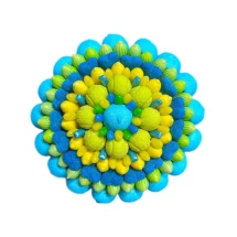 Солодкий Букет «Патріотичний» - вага 1 кг, оригінальний подарунковий букет з мармеладу та маршмелоу (1125/3)