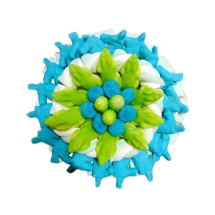 Солодкий Букет «Свіжість» - вага 1 кг, оригінальний подарунковий букет з мармеладу та маршмелоу, Різнокольоровий (1093/4)