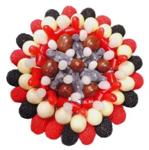 Солодкий Букет «Для НЬОГО» - вага 1 кг, оригінальний подарунковий букет з мармеладу та маршмелоу, Різнокольоровий (1038)