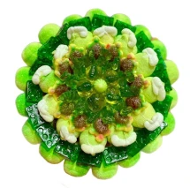 Солодкий Букет «Свіжість» - вага 1 кг, оригінальний подарунковий букет з мармеладу та маршмелоу, Різнокольоровий (1090)