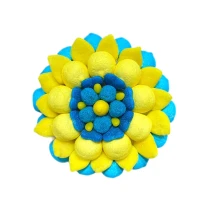 Солодкий Букет «Патріотичний» - вага 1 кг, оригінальний подарунковий букет з мармеладу та маршмелоу (1125/1)