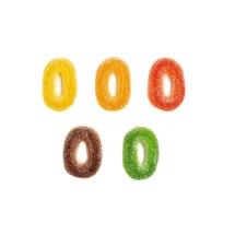 Кольорові кільця – жувальний мармелад – 100 грам Vidal (waga26/3)