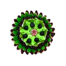 Солодкий Букет «Грація» - вага 1 кг, оригінальний подарунковий букет з мармеладу та маршмелоу, Різнокольоровий (1029/5)