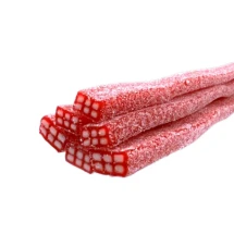 Цеглинки Полуниця в кислій посипці- жувальний мармелад- 100 грам Fini