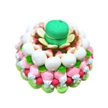 Солодкий Букет «Свіжість» - вага 1 кг, оригінальний подарунковий букет з мармеладу та маршмелоу, Різнокольоровий (1093/5)