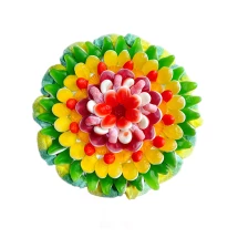 Солодкий Букет «Свіжість» - вага 1 кг, оригінальний подарунковий букет з мармеладу та маршмелоу, Різнокольоровий (1093/7)